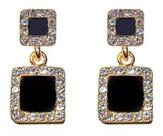 Brincos De Strass Sobrepor Delicado Feminino Pedra Festa Joi -
