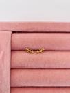 Brincos earcuff earhook semi joia prata 925 e ouro 18k estrelinha Brincos earcuff earhook semi joia prata 925 e ouro 18k estrelinha