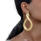 Brincos Elegantes Simples Luxuosos Símbolo Do Infinito -