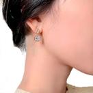 Brincos Feminino Delicado Pedra Strass Para Festa Suspenso. -