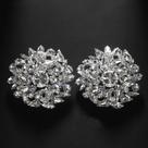 Brincos Femininos Geométricos com Strass - Sem Piercing - Ideal para Casamento e Presentes de Natal Brincos Femininos Geométricos com Strass - Sem Piercing - Ideal para Casamento e Presentes de Natal