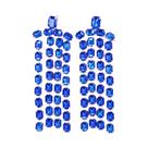 Brincos Femininos Grandes de Cristal com Borla Longa - Joia para Casamento