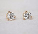 Brincos Galeria Ponto De Luz 5mm Ouro 18k 750