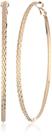 Brincos GUESS Basic Gold Large Diamond Cut Hoop
