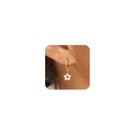 Brincos HEVOCY Gold Dangle banhados a ouro 14K CZ para mulheres Brincos HEVOCY Gold Dangle banhados a ouro 14K CZ para mulheres