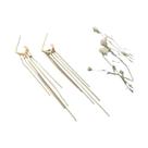 Brincos Longos de Borla com Zircônia - Joias para Festa e Casamento Brincos Longos de Borla com Zircônia - Joias para Festa e Casamento