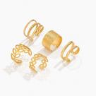 Brincos Mix de Piercing Fake - Banhado em Ouro 18k