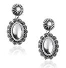 Brincos Montana West Western Dangle Silver hipoalergênicos