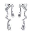 Brincos MPRAINBOW banhados a ouro 14K Big Studs hipoalergênicos