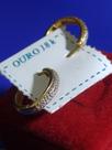 Brincos Ouro 18 Kilates 1.60 Gramas Com Ouro Branco