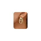 Brincos PANSHI Chunky Gold Dangle Drop para mulheres