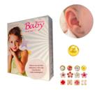 Brincos Para Bebês E Crianças 100% Antialérgico Ouro 24k AT