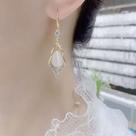 Brincos Pedr Strass Sobrepor Delicado Feminino Dourado Luxo -