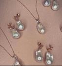 Brincos pérolas barrocas em bijuteria feminino Brincos pérolas barrocas em bijuteria feminino