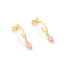 Brincos Rommanel Argola Zircônias Gota 526514 52651 526516