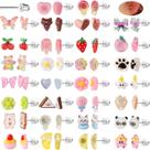 Brincos SYNLIN Cute Mini Screw Back 30 pares para meninas