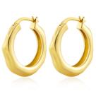 Brincos UNIQUEYOO Chunky banhados a ouro e prata 18k para mulheres