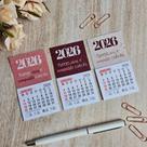 Brinde Natal Card com Calendário 2026 Personalizado com Imã (20 unidades)