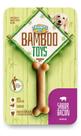 Brinq. Mordedor Osso Bamboo I Sabor Bacon Para Cães - P