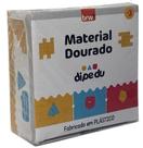 Brinq. Plast. Material dourado 111 pçs dpd2011