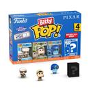Brinque Funko Pop! Pacote com 4 unidades colecionáveis Bitty Pixar Mini com estojo