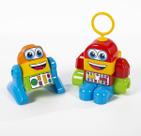 Brinquedo 02 Robôs de Montar Maral 16 Peças M-Bricks Robots Colorido Brinquedo 02 Robôs de Montar Maral 16 Peças M-Bricks Robots Colorido