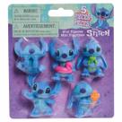Brinquedo 5 Mini Bonecos De 4cm Stitch Colecionáveis Disney