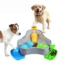 Brinquedo alimentador de quebra-cabeças para cães e gatos Pressione o botão Slow Feed