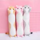 Brinquedo Almofada Gato Pelúcia Travesseiro Macio Gatinho Bebê 50cm