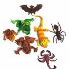 Brinquedo Animais E Insetos De Borracha Kit Com 7 Peças Brinquedo Animais E Insetos De Borracha Kit Com 7 Peças