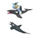Brinquedo Animais Marinhos Grande Macio Baleia Orca Mar