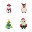 Brinquedo Antiestresse Squishy De Rena Do Papai Noel, 4 Peças, PU, De Recuperação Lenta, Para Brinquedo Antiestresse Squishy De Rena Do Papai Noel, 4 Peças, PU, De Recuperação Lenta, Para