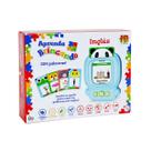 Brinquedo Aprenda Brincando Palavras em Inglês Azul - DM Toys