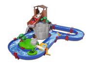 Brinquedo Aquaplay Adventureland com 53 peças de construção, 2 estatuetas