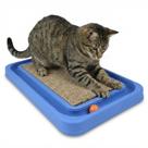 Brinquedo Arranhador De Gatos Retangular Com Bolinha Anti-estresse Relax
