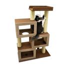 Brinquedo Arranhador São Pet Big Ben para Gatos Marrom Brinquedo Arranhador São Pet Big Ben para Gatos Marrom