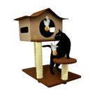 Brinquedo Arranhador São Pet Casa de Cuco Marrom para Gatos Brinquedo Arranhador São Pet Casa de Cuco Marrom para Gatos