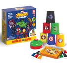 Brinquedo Avengers Jogo Dos Copos Marvel Vingadores 12 Copos 50 Cartas