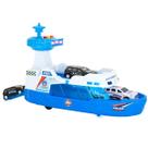 Brinquedo Barco Guarda Costeira Com 3 Carrinhos Dm Toys