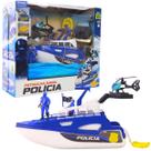 Brinquedo Barco Patrulha Naval Policia com Heliponto 0471 - Samba Toys Brinquedo Barco Patrulha Naval Policia com Heliponto 0471 - Samba Toys