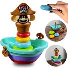 Brinquedo Barquinho Pirata Interativo Didático Bebes Presente Montar Pecinhas Empilhavel Brinquedo Barquinho Pirata Interativo Didático Bebes Presente Montar Pecinhas Empilhavel