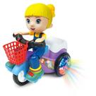 Brinquedo Bate E Volta Paty No Triciclo Som Luzes - DM Toys