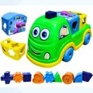 Brinquedo Bebe 01 Ano Carrinho Menino Menina Peças Encaixar Cores Vibrantes