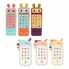 Brinquedo Bebê 2 Em 1 Celular Mordedor Música Baby Phone