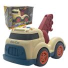 Brinquedo Bebe Caminhao Construção Carrinho Com Luz Musical Caçamba Guindaste Cesto Aereo