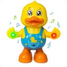 Brinquedo Bebê Dança Pato Infantil Musical Som Luz Presente
