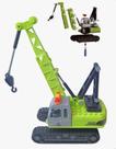 Brinquedo Blocos de Monta Caminhão Construção Civil Escavadeira Modelo:Guindaste