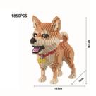 Brinquedo Blocos De Montar Cachorro Raça Shiba Inu 1850 Peças Brinquedo Blocos De Montar Cachorro Raça Shiba Inu 1850 Peças
