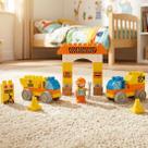 Brinquedo Blocos De Montar Construtor Urbano Educativo 40pçs