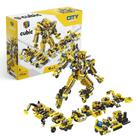 Brinquedo Blocos de Montar Cubic 12 em 1 City 573 Peças compatível Multikids - BR1093